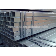 q235 galvanized rectangular steel pipes/galvanized square pipe /tube with high quality